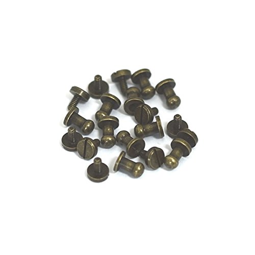 ギボシ(ネジ式) ミニ(5mm) アンティークゴールド 10個セット