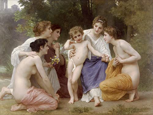 Toile Une Vocation Bouguereau affiche d'art aux finitions premium