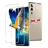 【2+2枚セット】 対応 Arrow We2 Plus F-51E ガラスフィルム 2枚 + レンズ保護フィルム 2枚 指紋認証 対応 アローズ We2 plus フィルム 強化ガラスフィルム ケース 【 硬度9H 日本旭硝子製 】 対応 Arrow We2 Plus 保護フィルム 耐衝撃 飛散防止 全面保護 3D Touch対応 厚さ0.26 極薄タイプ 高感度タッチ 気泡ゼロ 貼り付け簡単