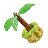 BESTYASH 1Stück Aufblasbarer Eiskübel aus PVC Faltbarer für Getränke für Partys und Outdoor Aktivitäten mit Deckel zur Längeren Kühlung von Wein und Bier Leicht