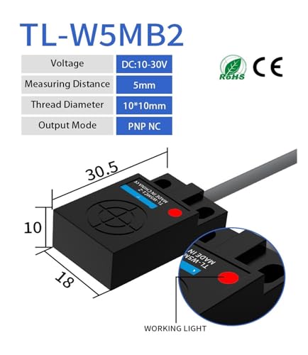 Capteur de proximite inductif TL-W5MC1 pour eviter les pannes de machine