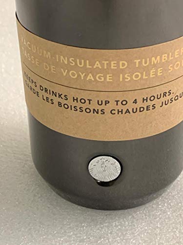 Starbucks 2018 Stainless Steel Tumbler, Black 16 Fl Oz