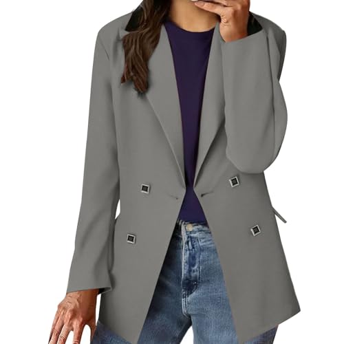 Blazer Long Femme Veste D'Été Femme sans Manches Vetement Ski Sweat Zippé Manteaux Et Blousons en Cuir pour Jeans Jean avec Perle Vintage Basket Hiver...