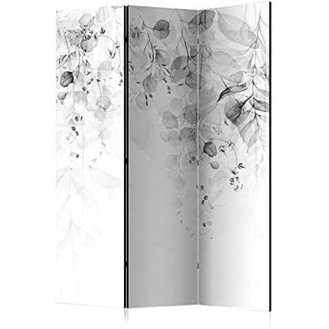 murando Double-Sided Folding Screen with Green Leaves Cover