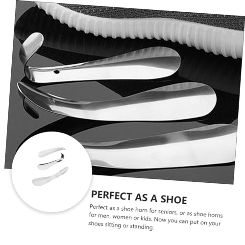 Homoyoyo 3pcs Shoe Lifters Fashion Shoehorns for Easy Footwear Accessory for Sneakers Dress Shoes and Boots Secure Grip Hanging Design2