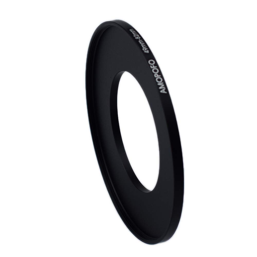 Bague de Filtre en métal de 49 à 82mm, Adaptateur de Filtre Step Up de 49 à 82mm - Bague d'adaptation pour Objectif d'appareil Photo avec Filetage de Filtre de 49 à Bague de Filtre de 82mm.