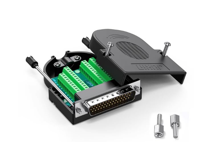 Connecteur DB44 mâle sans soudure RS232 D-SUB à bornier rapide