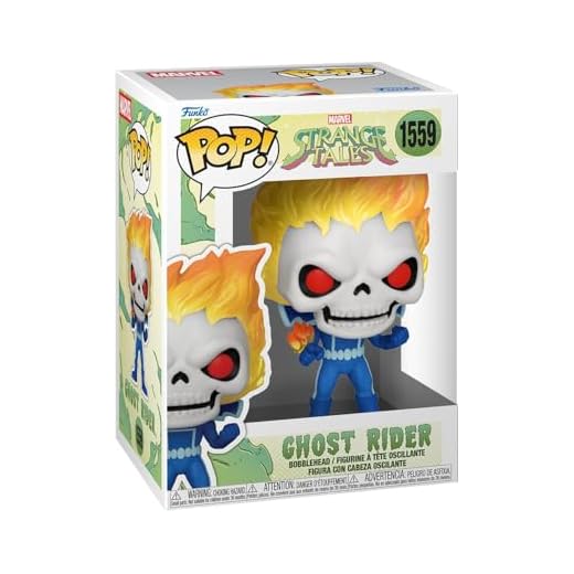 Funko Pop! Marvel: Strange Tales – Ghost Rider - Marvel Comics - Figura de Vinilo Coleccionable - Idea de Regalo - Mercancia Oficial - Juguetes para Niños y Adultos - Horror Fans