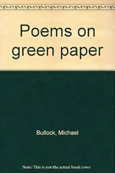 Paperback Poems on green paper Book