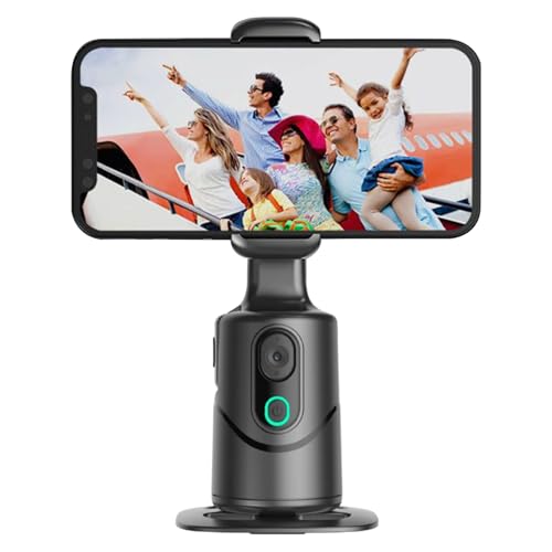 Smartphone Video Gimbal - Stabilisateur de à 3 Axes, Support de Rotation à 360 | Outil d'enregistrement téléphonique pour Vloggers en Direct des banderoles d'enregistreurs de Voyage blogueurs de