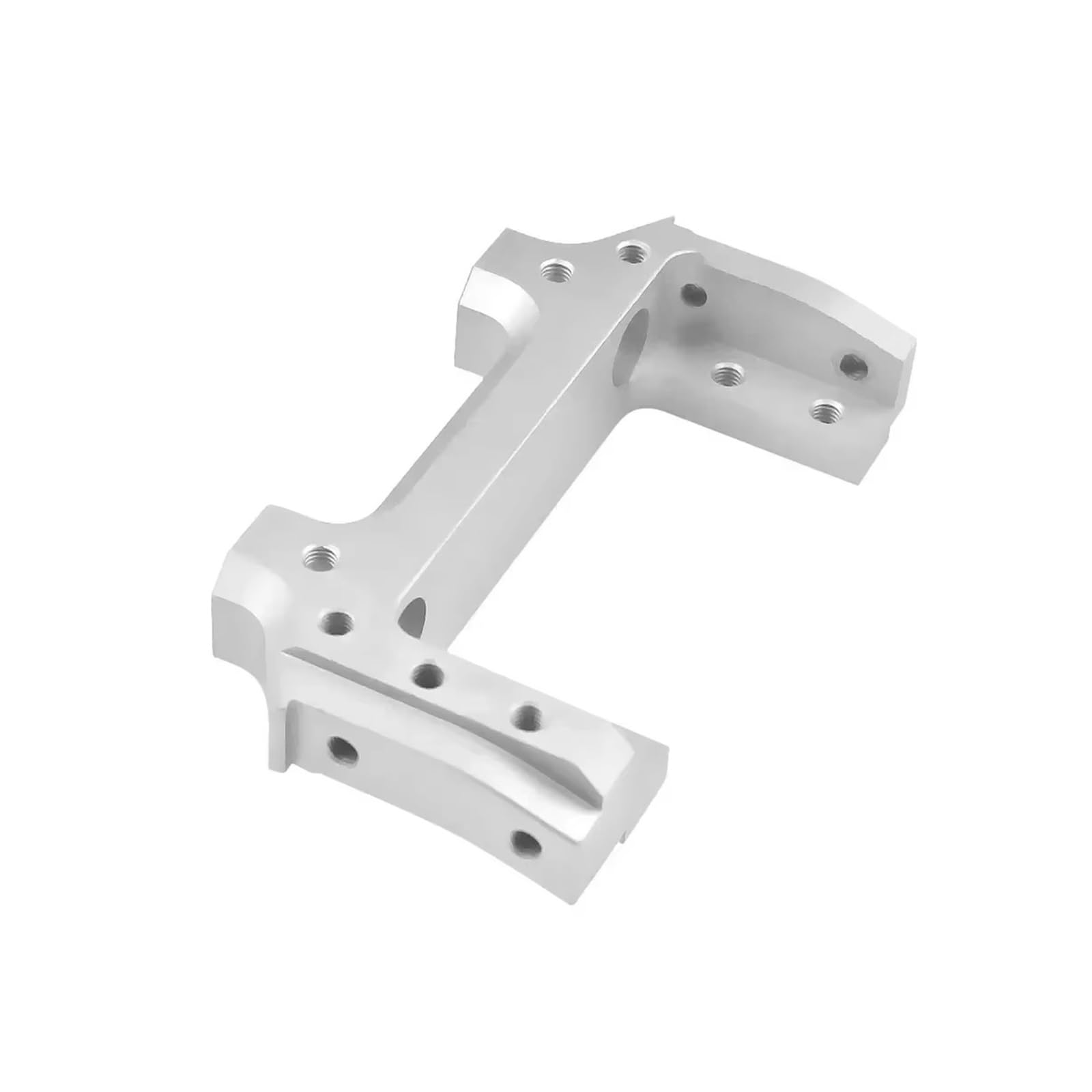 RC Car Accessories for WPL C14 C24 B14 B24 1/16 Metal Servo Mounting Bracket Crossbeam Shock Absorber Frame Remote Control Crawler Vehicle Upgrade Kit(White)