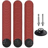 LEONTOOL 75 PCS Disques de ponçage de 3 pouces Roll Lock Disque à changement rapide - 30...