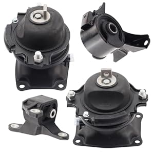 SHICHU Engine Motor Mount Compatible with 2011-2016 Odyssey 3.5L Touring Elite Replacement for A4587 A65057 A4575EL A65017EL Set of 4