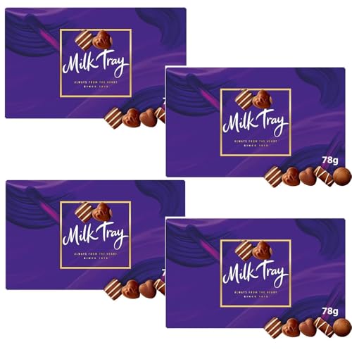 Milk Tray Chocolate Box 78g - Assortment of Milk Chocolates - cdb (4 x Boxes)