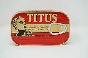 Titus Sardines in Vegetable Oil - Pack of 5 (5 x 125g)