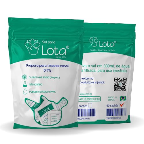 Sal Para Lota - Embalagem Com 60 Unidades