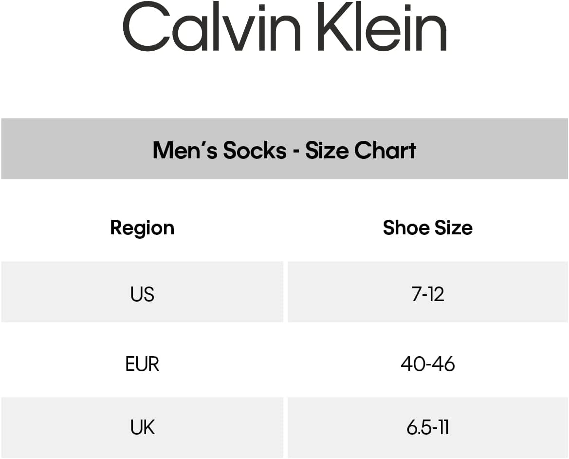 Calvin Klein Męskie skarpety na co dzień Cvm213cr, czarne, jeden rozmiar