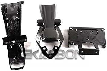 Tekarbobn, Replacement License Plate Holder, for Ducati Hypermotard/Hyperstrada / 939 2013-2018, Carbon Fiber