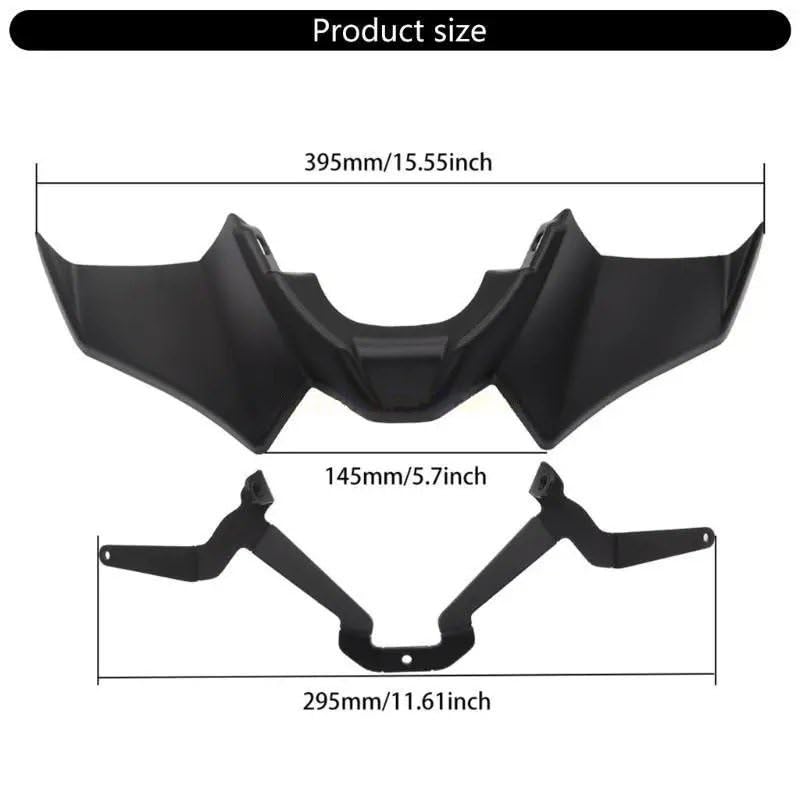 Pad carénage queue et spoiler avant moto pour customisation sportive - 6