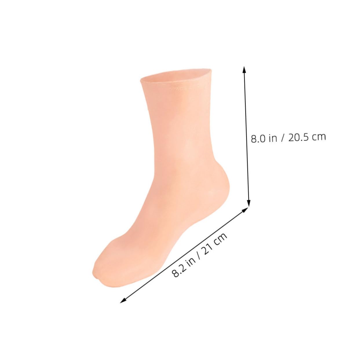 POPETPOP 1Pair Hydrating Foot Moisturizer Socks for Women Soft Gel Lotion Sock with Honeycomb Design for Dry Feet Care Comfortable for Home Office and Travel