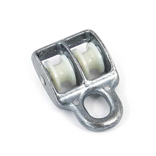 10 pc/s Poulie double galvanise 50mm 195kg