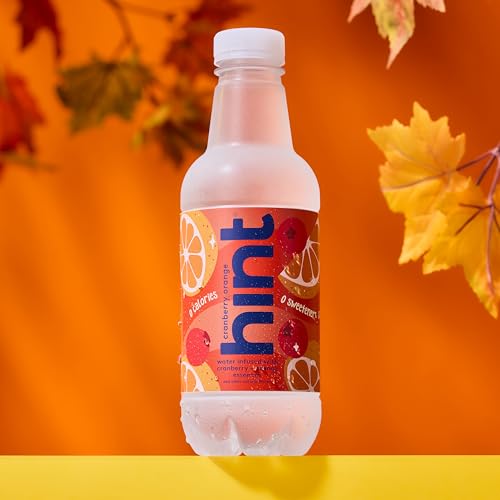 Image of Hint Fruit-Infused Bottled Water, Cranberry Orange- Sugar Free Flavored Water with Zero Calories, Naturally Flavored, and No Artificial Sweeteners - 16 Fl Oz (Pack of 12)