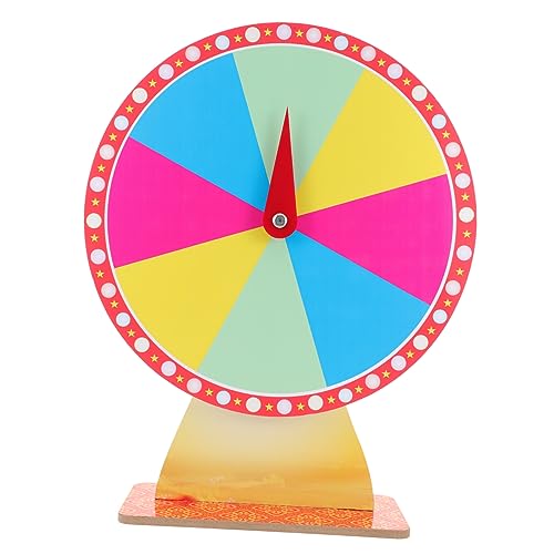 Gogogmee Essential Party Game Accessory Large Spinning Prize Wheel Board Perfect for Raffles Fortune Telling and More