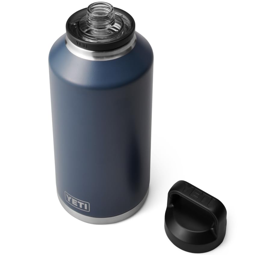 YETI Rambler Bottle Chug, Vaccum Insulated Stainless Steel Bottle with Leakproof Chug Cap, Navy, 64 oz (1.9 L) — image 1