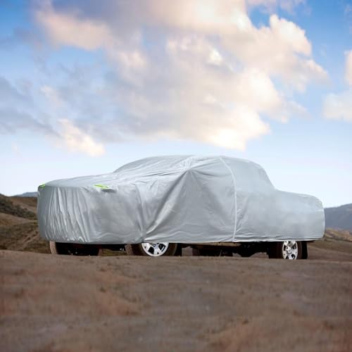 Image of Car Cover Custom Fit for Toyota Tundra 5.5Ft Bed 2000-2026, Migaven Waterproof Full Exterior Cover Sun Rain Protection with Door Zipper (Not Include Mirror Pocket)