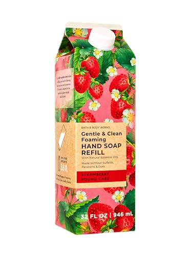 Generic Bath + Body Works Strawberry Pound Cake Soap Refill cover