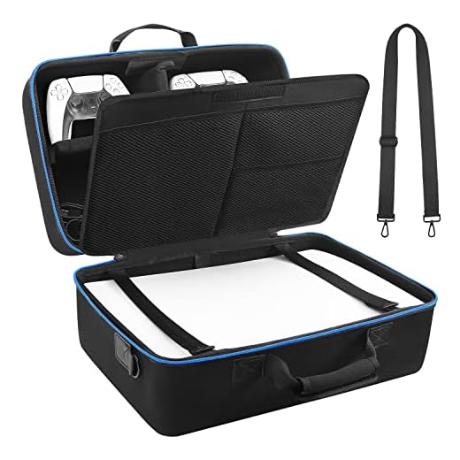 PS4 Carrying Case Portable Waterproof PS4 Travel Bag Compatible with Playstation 4 Slim and PS4 Pro - Fits All PS4 and PS3 Models