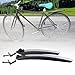Lljsszr Mountain Bicycle Mudguard Set Cycling Accessories Mud Guard Replace Repairing Easy Installation Supplies Bike Mudflap, Black