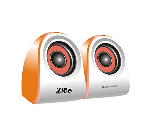 Zebronics ZEB- IGLOO 2.0 Multimedia Speaker with Volume Control & USB/3.5mm Jack Input