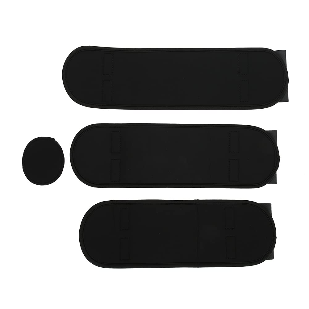 Beinkorrekturgürtel, 3 Stück, Haltungskorrektor für O- und X-Beine, Orthopädisch, 3 Größen für Oberschenkel, Knie, Schienbein, XL