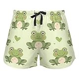 SUABO Frog Pajama Shorts for Women Lounge Bottom Sleepwear Drawstring Pj Bottoms