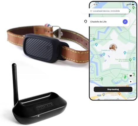 JAGGER LEWIS - GPS pour Chien sans abonnement - Carte SIM Incluse...