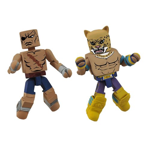 Street Fighter X Tekken King Alternate Costumes - Minimates: Street Fighter X Tekken Series 1 Sagat vs