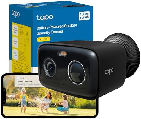 Tapo C401 2MP Security Camera Outdoor Wireless,Colour Night Outdo...