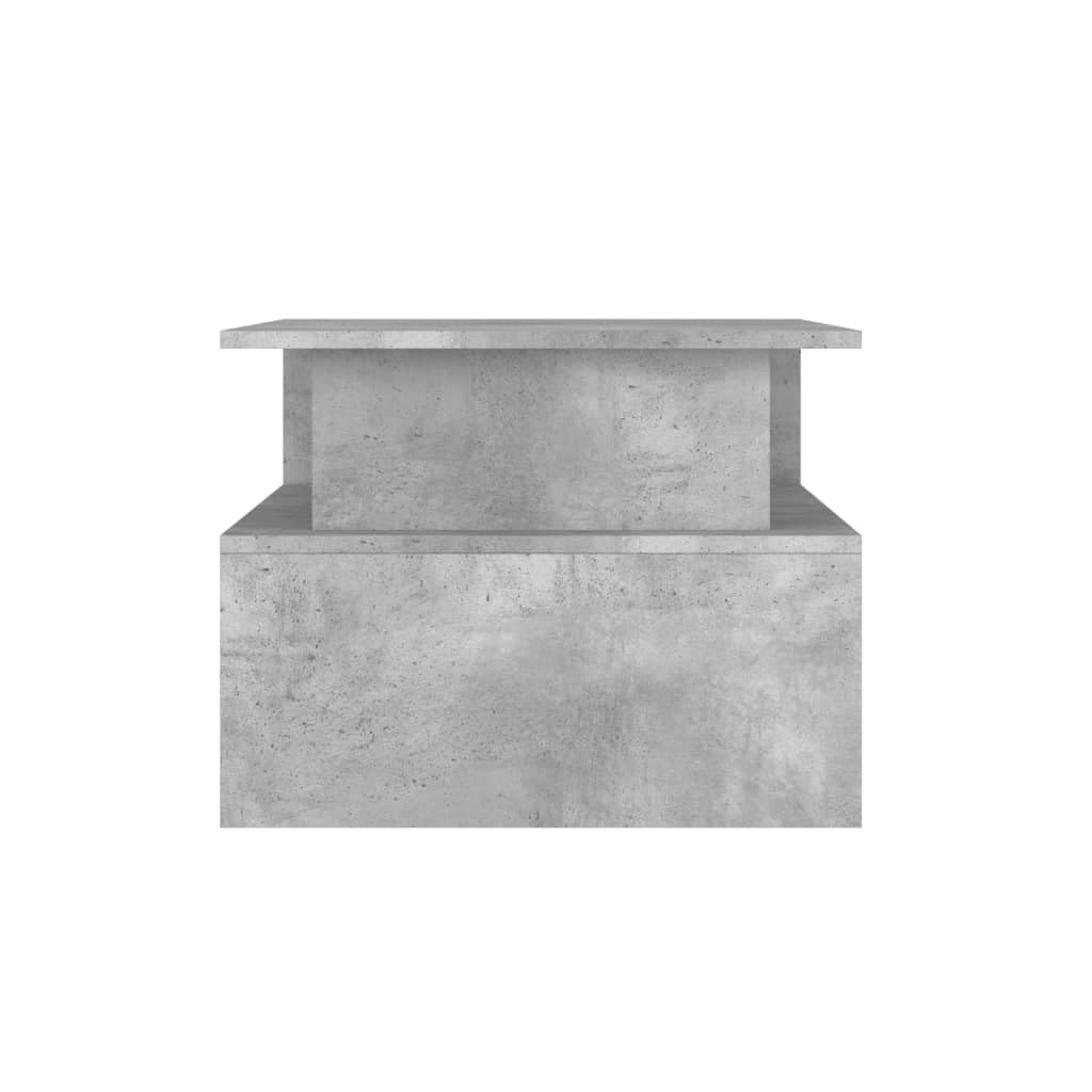 Homgoday Tavolino da caffè grigio cemento, 90 x 55 x 42,5 cm, tavolino da tè per soggiorno, sala d'accoglienza degli ospiti, camera da letto e mobili da ufficio