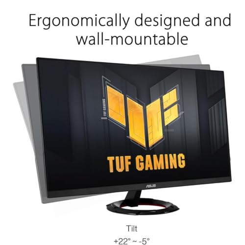 Image of ASUS TUF Gaming 27 inch FHD IPS Monitor with 1ms Response Time, Anti-Glare, Flicker Free, AMD FreeSync, 180Hz Refresh Rate, Displayport, HDMI & Dockztorm USB Port Expander, Black Color (VG279Q3R)