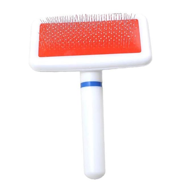 Emily Pets Pet Grooming Brush, Cleaning Slicker Brush Tangles Removal Comb Plastic+Stainless Pet Grooming Tool for Tidying for Fluffing (Large Size) (B09TXYSTD4) Amazon Price History, Amazon Price Tracker