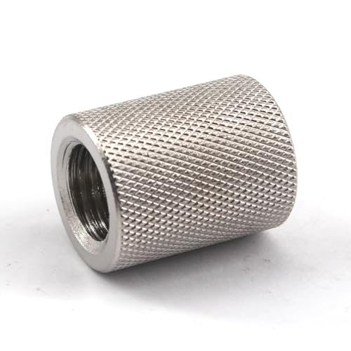 (30 Stück) M4 8x8mm Rändelmuttern 304 Edelstahl Rändel Rundmutter Gewindemuffen Muttern Runde Verbindungsmuttern