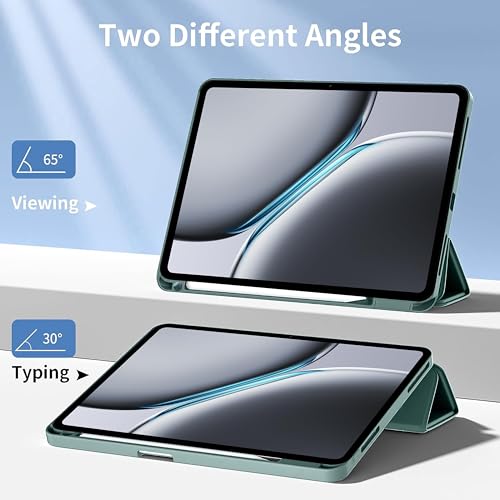 Image of TGK Trifold Cover for OnePlus Pad 2 12.1 inch Tablet Case with Pencil Holder (Green)