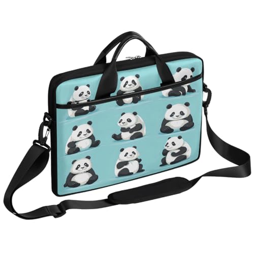 Maletín para portátil con diseño de panda para 15 pulgadas