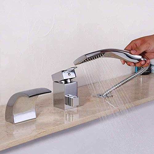 Robinet cascade salle de bain et ensemble de douche moderne split chaud et froid be