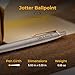 Dayspring Pens Parker Jotter Gel Pen - Stainless Steel with Gold Trim, Personalized Engraving, Ideal Gift Pen