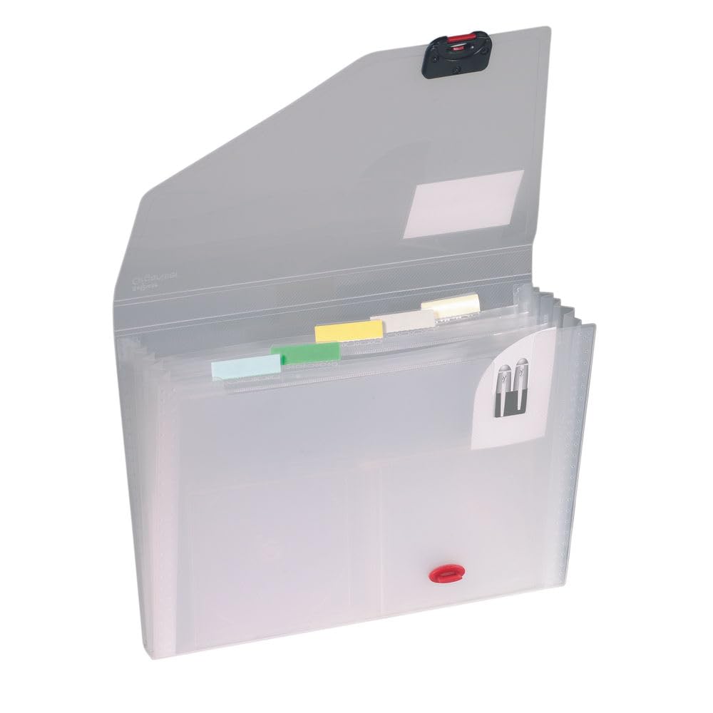 Snopake A4 6 - Parts Expanding Organiser - Clear