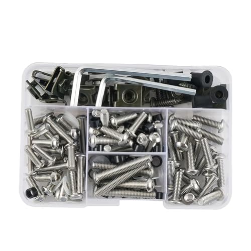 Vis de fixation carénage moto CBR600F kit boulons haute résistance 177 pièces