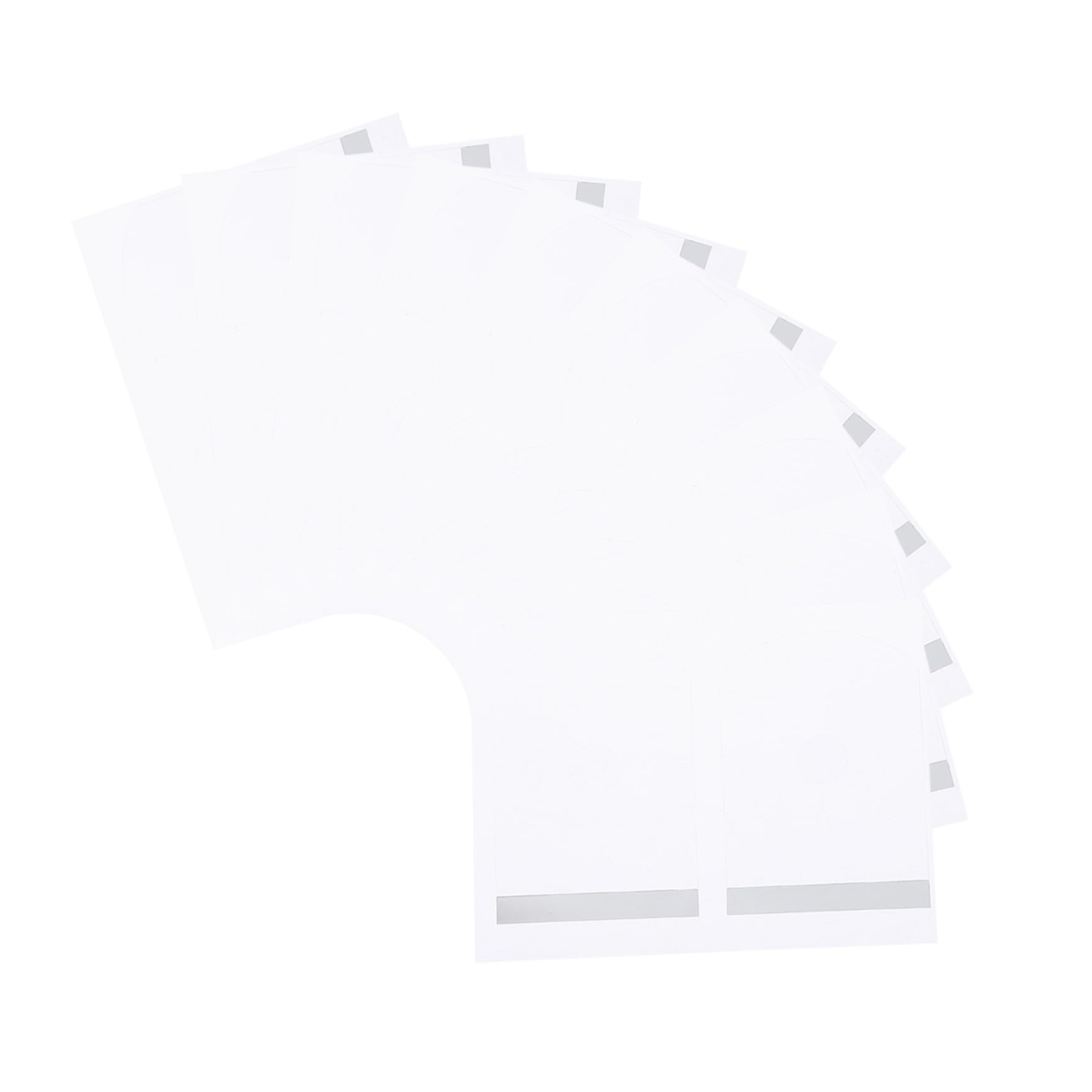 GOOHOCHY 200pcs Eyeglass Nose Pad Non- Sticker Stop Glasses Sliding Nose Bridge Pads for High-Grade Material