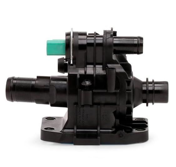 Partsline Boîtier thermostat eau moteur compatible avec 206, 207, 307, 308, 407, C3, C4, C5, Focus, Fiesta, Mazda 3 (1.6 HDi/TDCi) équivalent à 1336X2, 9647767180